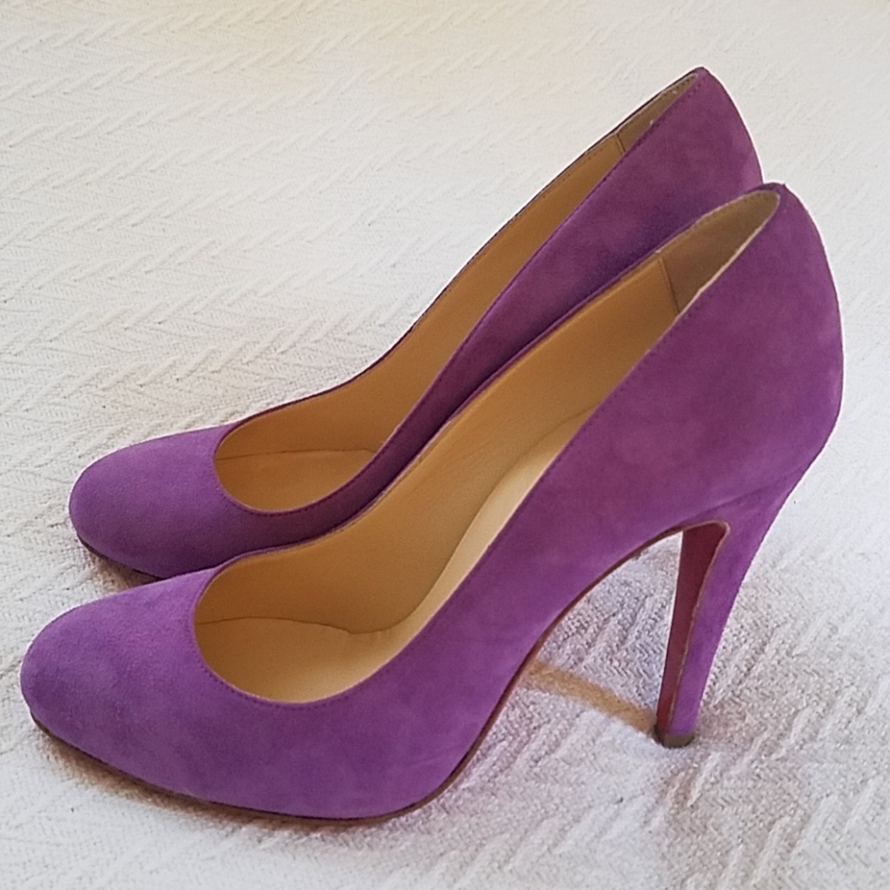 Christian Louboutin Ron Ron Heels Suede Digitale! - Picture 3 of 8
